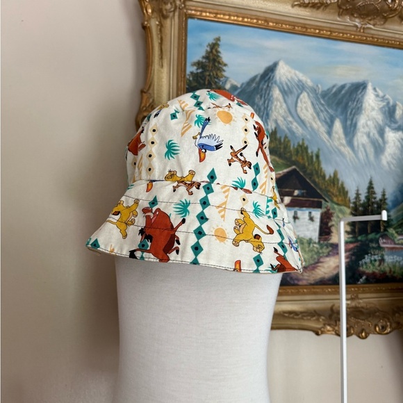 Vintage Handmade Cotton Lion King Beach Sun Hat CHOOSE DESIGN - Picture 2 of 10